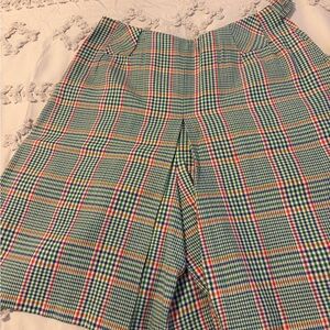 Multicolor Plaid Women's Skirt